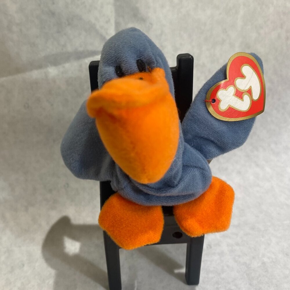 Rare Ty Beanie Baby Scoop Retired 1996 Mint Co
